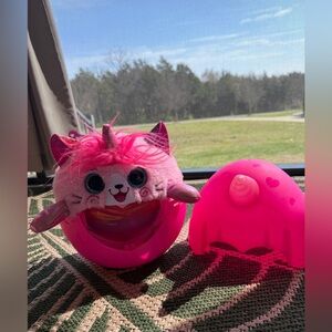 🐱🦄 Zuru Rainbocorn Pink Plush Cat Unicorn Toy 😊